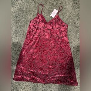 Justify Burgundy Floral dress